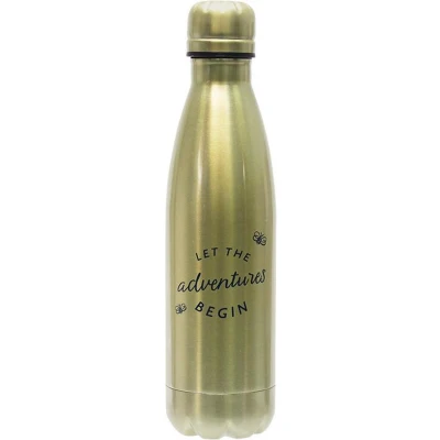 Afbeelding van Winnie the Pooh Drinkfles Water Fles RVS 0.5L Goud