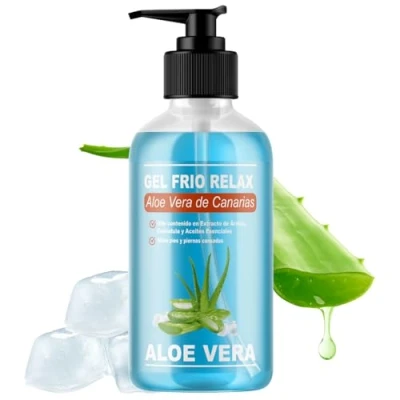 Afbeelding van Biologische koude gel aloë vera van Canaria&#039;s Met Arnica en Calendula extracten. Verfrissende kalmerende werking, verlicht vermoeide benen, stimuleert de bloedsomloop. Natuurlijke hydratatie