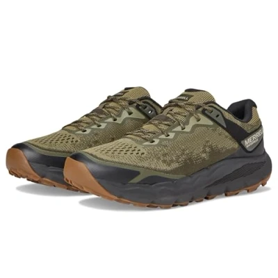 Afbeelding van Merrell NOVA 4 WP Trail hardloopschoenen, Heren, Maat: 43, Drab Textiel/ synthetisch