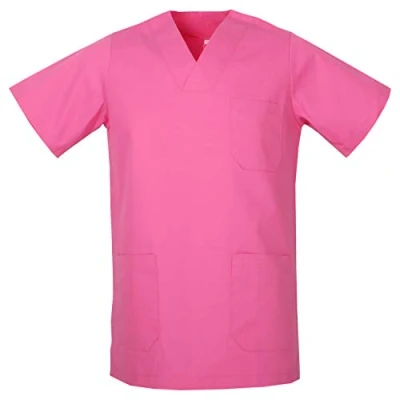 Afbeelding van Misemiya Werkkleding unisex COL PIC korte mouwen medische Ref.817, Roze