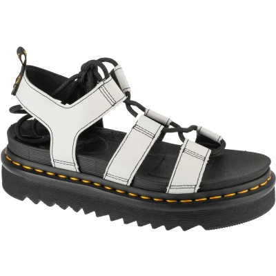 Afbeelding van Dr. Martens Nartilla Sandalen met enkelbandjes, Dames, Maat: 37, Mist grey athena Leer