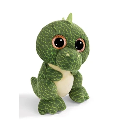 Afbeelding van NICI GLUBSCHIS dino Tyrannosaurus Rex Xert pluche dier, 15 cm, groen, zacht en duurzaam pluche, schattig om te knuffelen, spelen, voor kinderen volwassenen, een geweldig cadeau idee