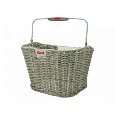 Afbeelding van KlickFix Structura stuurmand Grijs Fietsmand Stuur Voor 16 l