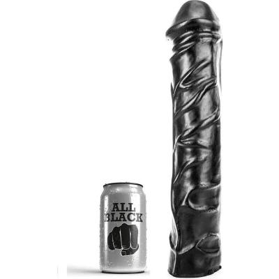 Afbeelding van Grote Zwarte Realistische Dildo 33 cm Levensecht Gevoel