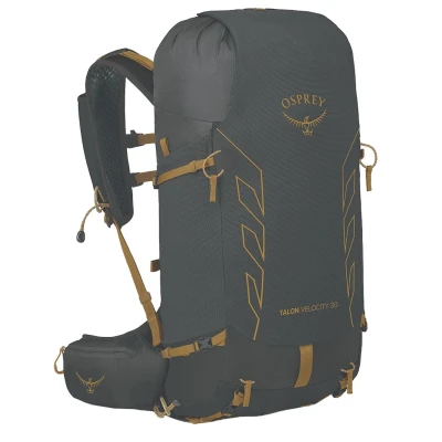 Afbeelding van Osprey Talon Velocity 30 S/M dark charcoal/tumbleweed yellow backpack