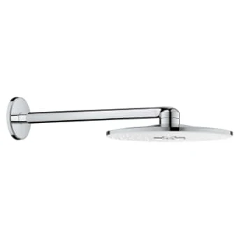 Afbeelding van Grohe Rainshower Smartactive hoofddouche en arm rond 31cm met Moonwhite