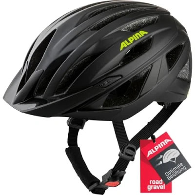 Afbeelding van Alpina Helm Parana black neon yellow matt 51 56