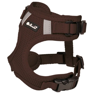 Afbeelding van Petlando Hondenharnas Mesh Vest Mokka Hondentuig 37 44/50 68 cm