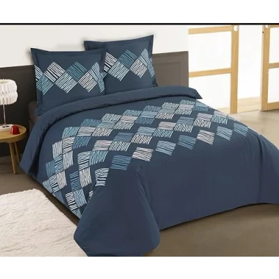 Afbeelding van Vision Nora Dekbedovertrek 260 x 240cm met 2 slopen kingsize bed 100% Katoen