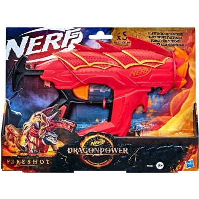 Afbeelding van Nerf Dragonpower Fireshot Blaster + 5 Darts