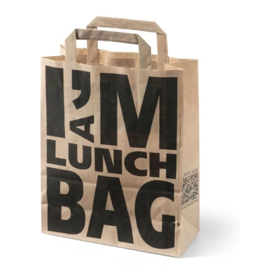 Afbeelding van Draagtas I&#039;m a Lunch Bag 2 x 100 stuks