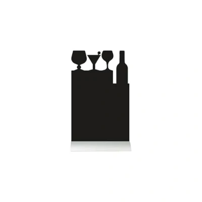 Afbeelding van Securit Leistenen bord &quot;Cocktail&quot;, basis van aluminium, incl. krijtvilt