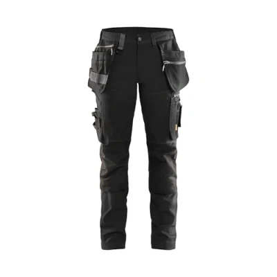 Afbeelding van Blaklader Dames werkbroek met stretch 7115 1343 Zwart C32