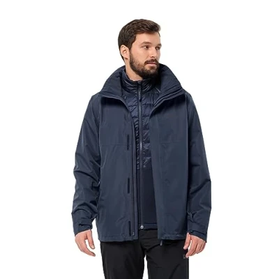 Afbeelding van Luntal 3 in 1 Outdoor Jack Heren Night Blue 200 M Blauw