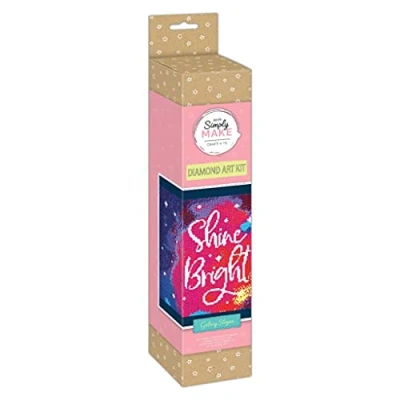 Afbeelding van Simply Make Diamond Art Kit Galaxy Slogan