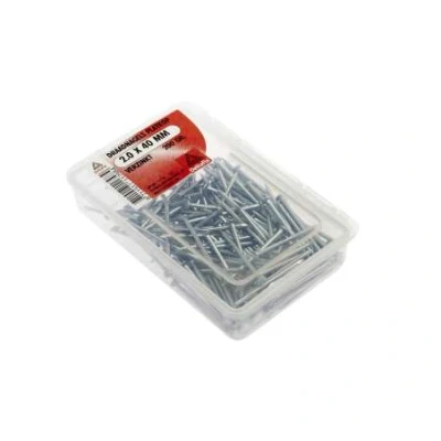 Afbeelding van Deltafix Draadnagels Platkop 2.0x40mm Verzinkt 200 Gr.