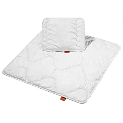 Afbeelding van Dekbedje voor baby‘s en kinderen; incl. hoofdkussen; wit