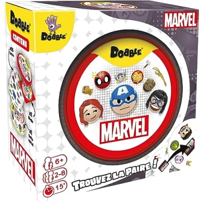 Image de Jeu d’ambiance Asmodee Dobble Marvel Emoji
