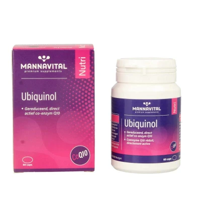 Afbeelding van MannaVital Ubiquinol CoQ10 Capsules
