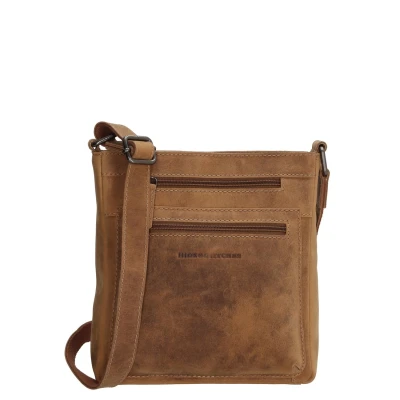 Afbeelding van Hide &amp; Stitches Idaho Dusk Schoudertas bruin Damestas