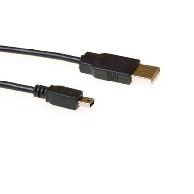 Afbeelding van ACT SB2412 USB 2.0 A Male/USB Mini B5 Male 1,8 meter