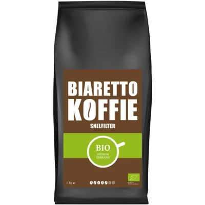 Afbeelding van Koffie Biaretto snelfiltermaling regular biologisch 1000 gram