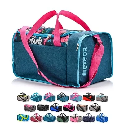 Afbeelding van Sporttas voor dames, heren, kinderen, meisjes, tas, reistas, duffel, modern, fitness, fleece, vakantie, schoudertas, werk, kleine grote sporttas, 20 of 40 liter
