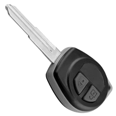 Afbeelding van OcioDual Sleutelhoes met 2 toetsen, compatibel Suzuki Vitara Swift Ignis SX4 Liana Alto, reservebehuizing voor auto, afstandsbediening leeg lemmet, harde hoes