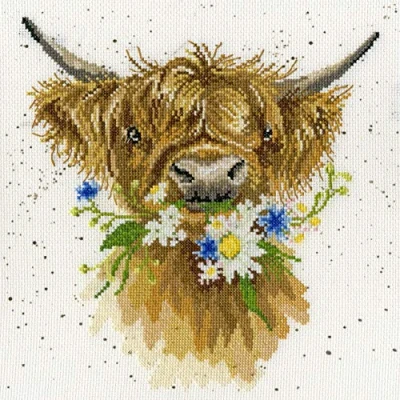 Afbeelding van Hannah Dale Daisy Coo borduren (pakket)
