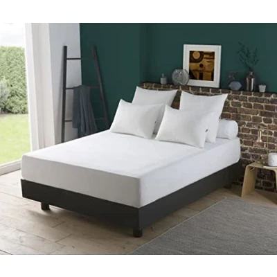 Image de Protège matelas absorbant lavable traitement anti acariens 90 X 190 cm