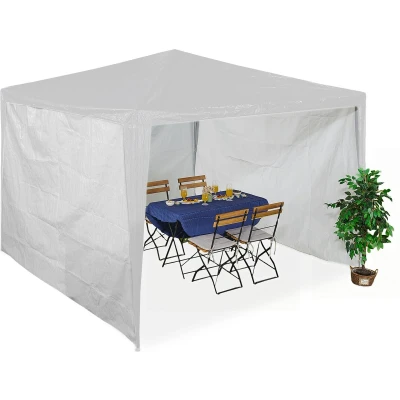 Afbeelding van Relaxdays zijwanden partytent 2x3 m set van 3 losse zeilen waterdicht