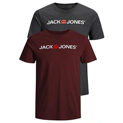 Afbeelding van Jack &amp; Jones Jjecorp Logo Tee Ss Crew Neck Ss19 Noos T shirt voor heren.