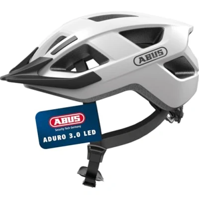 Afbeelding van Abus helm Aduro 3.0 LED polar white M 52 58cm