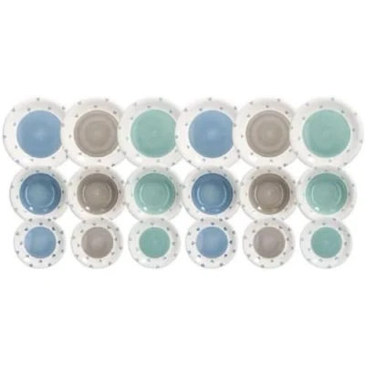 Afbeelding van Tognana LS170185696 Lovely Table Set, 18 Pieces, Ceramic