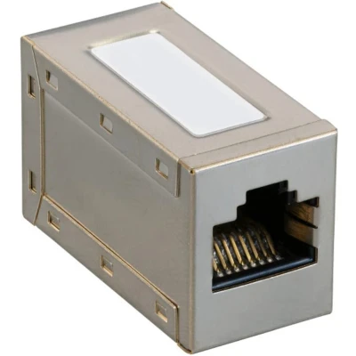 Afbeelding van Netwerk koppelstuk Cat 6 Geschikt voor SFTP / RJ45 Zilver Allteq