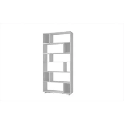 Afbeelding van Boekenkast Stijlvol Wit Ruime Afmetingen 90x188,6x25,4cm Duurzaam Melamine Materiaal