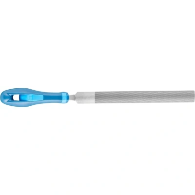 Afbeelding van PFERD 11235158 Werkplaatsvijl halfrond spits kap 3 incl. ergonomisch vijlheft Lengte 150 mm 1 stuk(s)