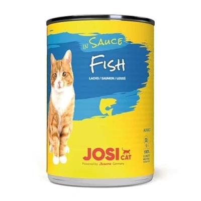Afbeelding van 24x 415g JosiCat in Saus Vis Kattenvoer Nat