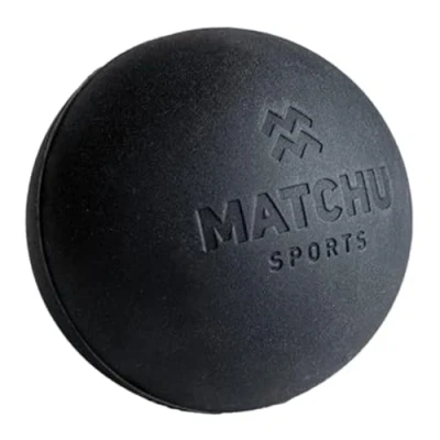 Afbeelding van Matchu Sports Lacrosse bal Massage roller Triggerpoint Zelfmassage Fitness Zwart Ø 6 cm