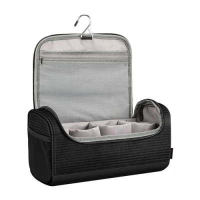 Afbeelding van SITHON Reistas voor Dyson Airwrap Styler, draagbare tas stylingtools en veel accessoires, opbergtas met reishaak kapper Airwrap, zwart.,