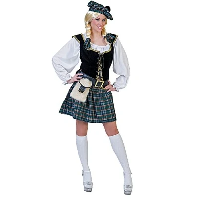 Afbeelding van &quot;Schotse vrouw kostuum Verkleedkleding Large&quot;