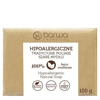 Afbeelding van Barwa, Handzeep, Hue Hypoallergeen Traditioneel Pools Grijs (Harde zeep, 100 ml)