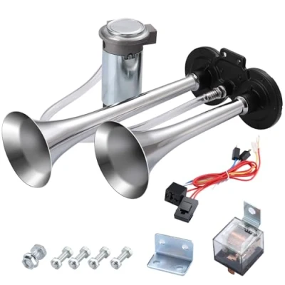 Afbeelding van Rupse Persluchthoorn met compressor, 150 dB, 12 V, voor auto&#039;s, vrachtwagens, boten, motorfietsen