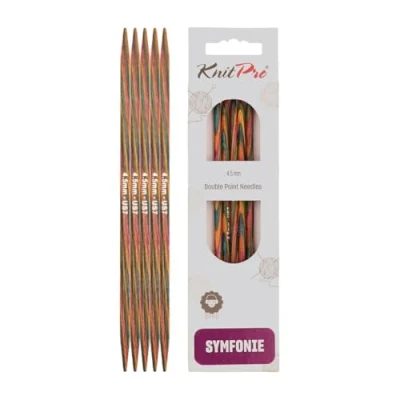 Afbeelding van KnitPro Symfonie sokkennaalden 20cm 4.50mm 3st