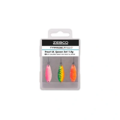 Afbeelding van Zebco Target Fish Trout Ultra Light Spoon Set Maat : 2.6g
