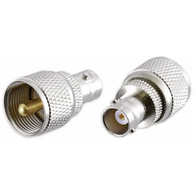 Afbeelding van Goobay BNC koppeling &gt; UHF connector met vergulde contacten