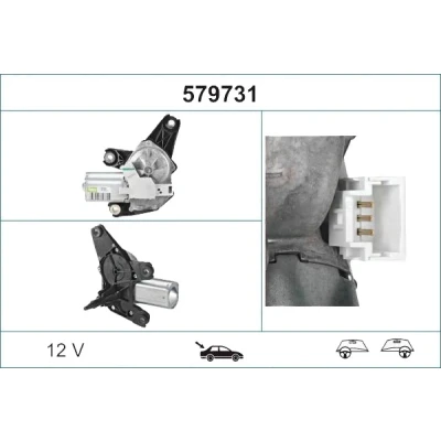 Afbeelding van Valeo Ruitenwissermotor 579731