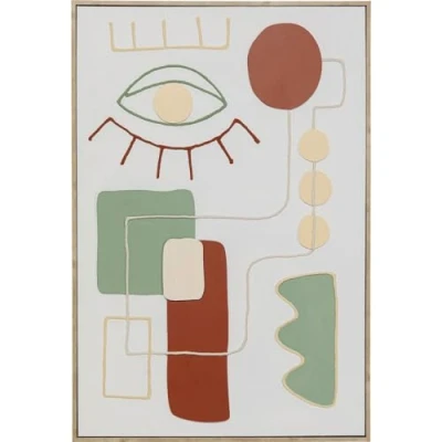 Afbeelding van Schilderij Art Eye links 62x92cm Kare Design