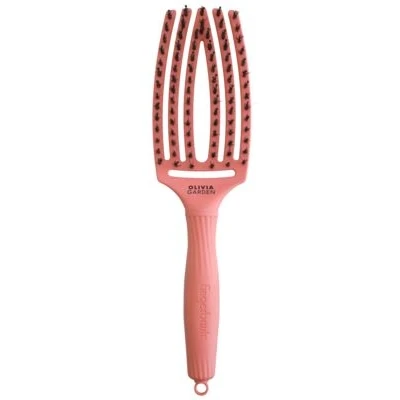 Afbeelding van Olivia Garden Finger Care Iconic Boar&amp;Nylon Radiant Peach Borstel 1stuks