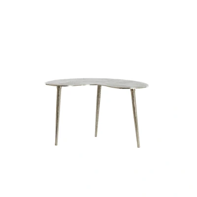 Afbeelding van Light &amp; Living Organische Bijzettafel Linos 67 x 49cm Nikkel